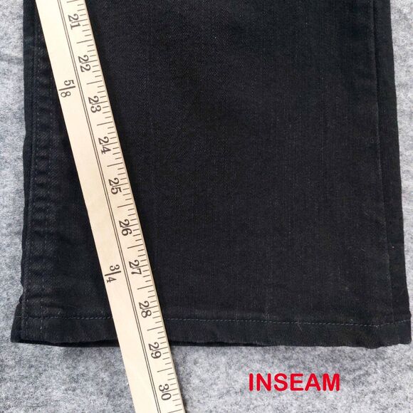 Wrangler Women’s Black Jeans Size 16P High Rise Bootcut Stretch Classic Fit - Picture 6 of 12